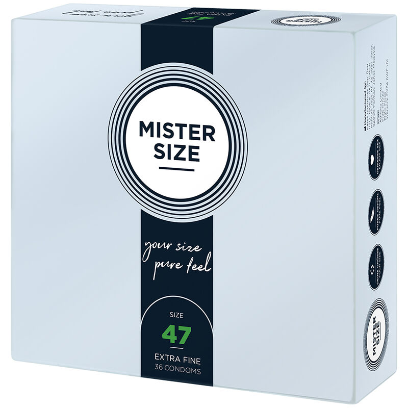 Alternative view of MISTER SIZE - CONDOMS SIZE XS 47 MM (36 UNITS)