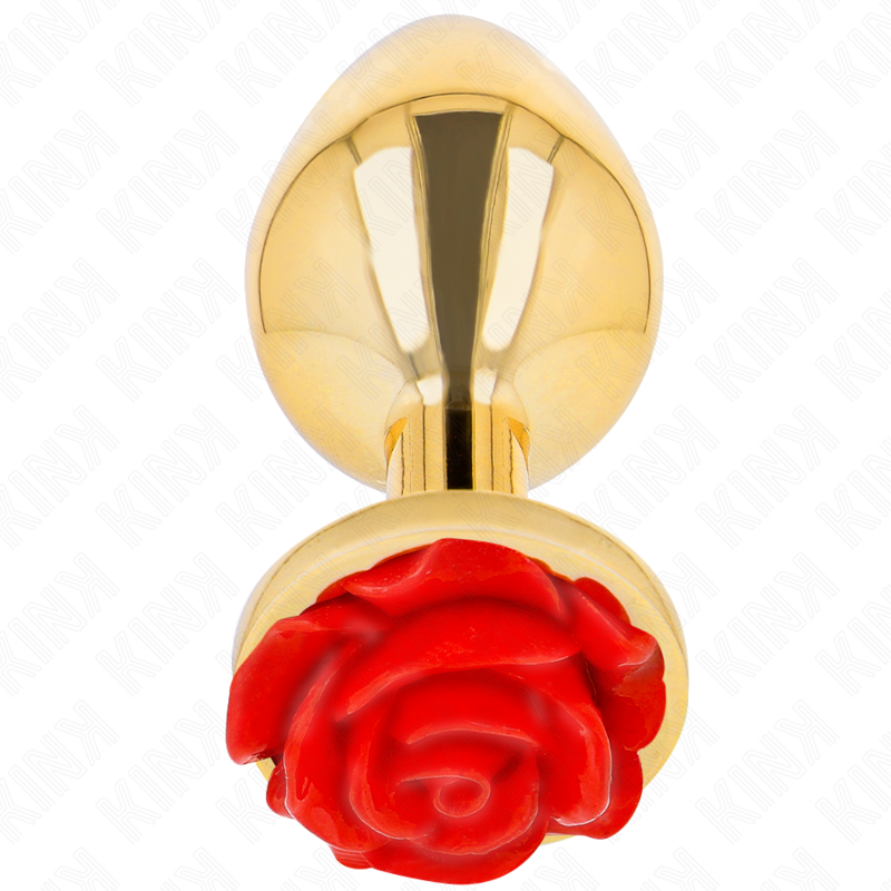 Alternative view of KINK -  PLUG ANAL GOLD ROSE RED SIZE L
