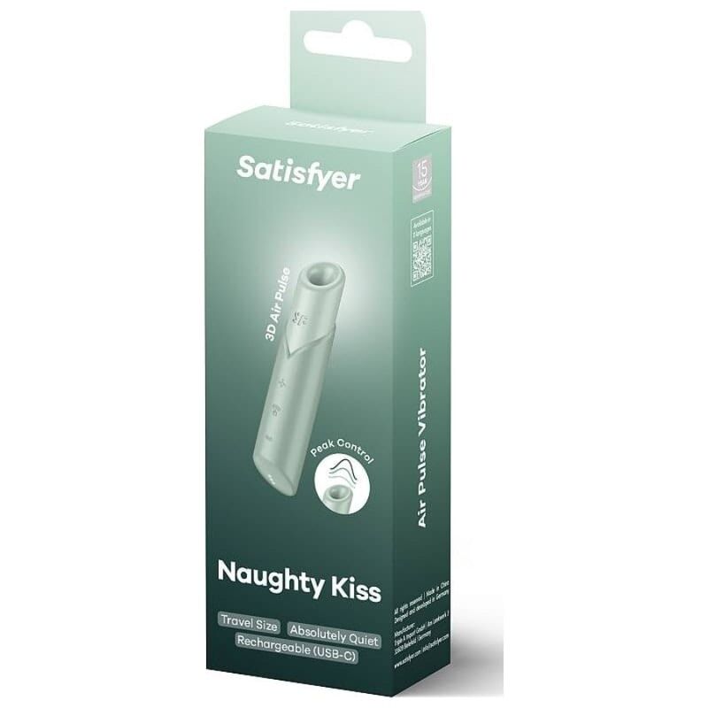 Alternative view of SATISFYER - NAUGHTY KISS WAVE CLITORIS STIMULATOR AQUAMARINE