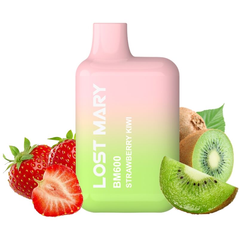 LOST MARY - BM600 NICOTINE VAPER 2% DISPOSABLE STRAWBERRY KIWI