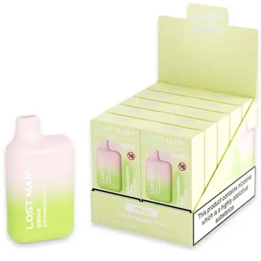 Alternative view of LOST MARY - BM600 NICOTINE VAPER 2% DISPOSABLE STRAWBERRY KIWI