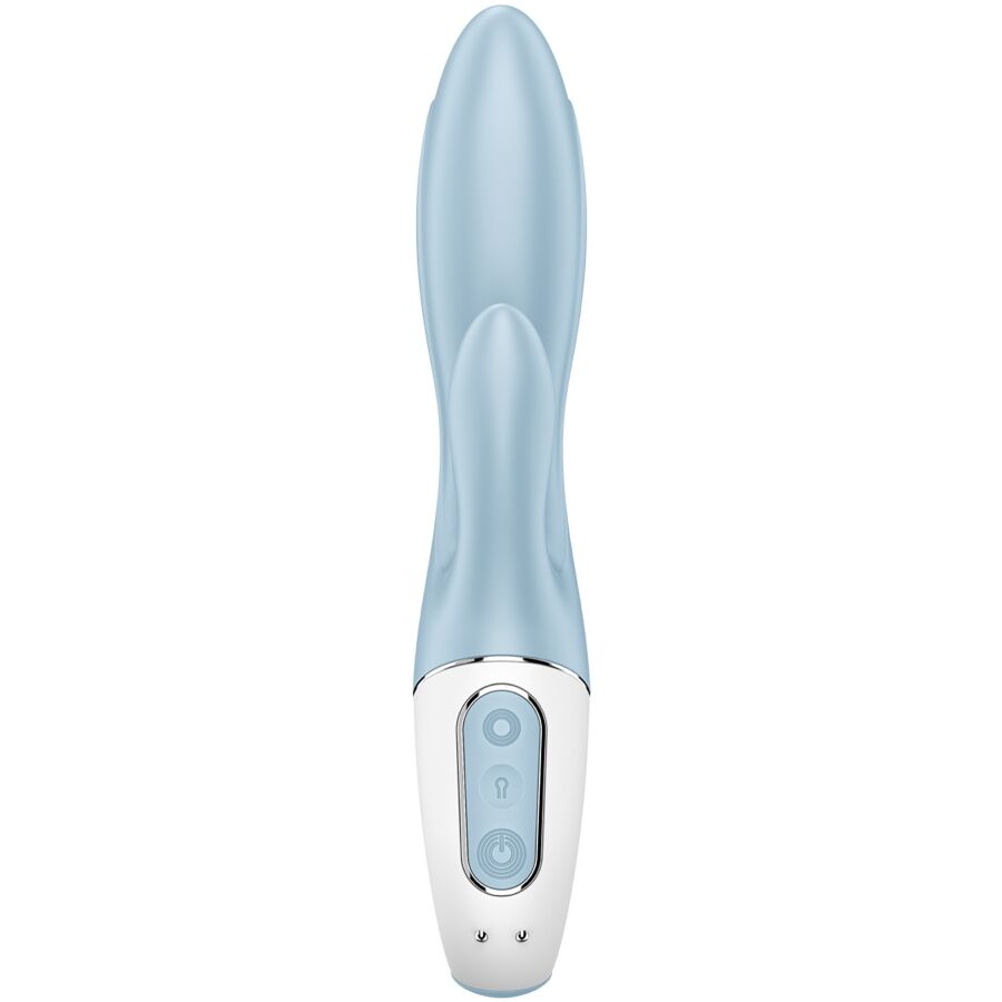 Alternative view of SATISFYER - AIR PUMP BUNNY 1 INFLATABLE RABBIT VIBRATOR BLUE