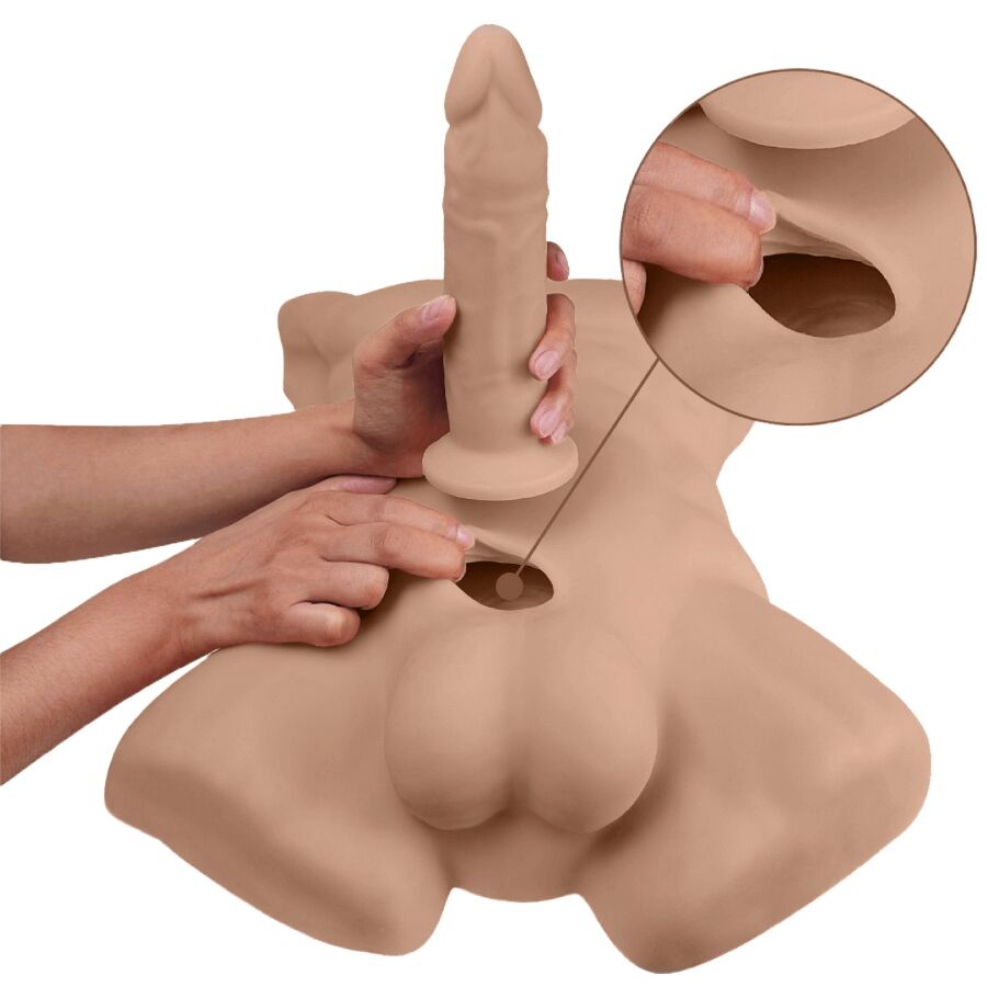 SILEXD - APOLLO L REALISTIC MALE TORSO CARAMEL - Bild 3