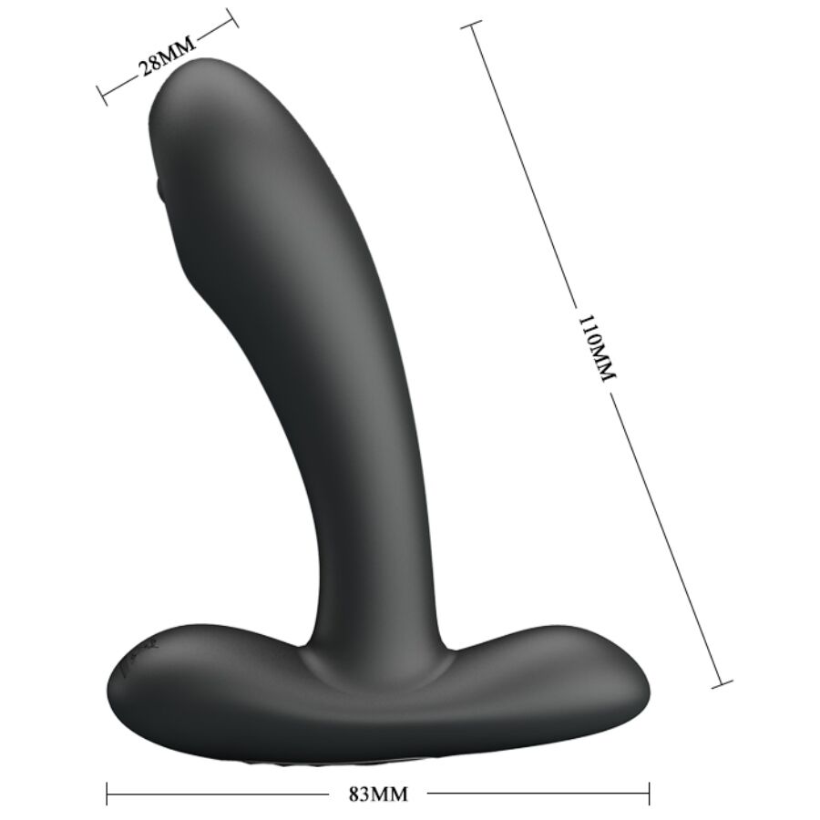 PRETTY LOVE - REMINGTON ANAL AND VAGINAL VIBRATING MASSAGER BLACK - Bild 5