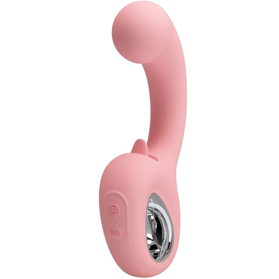 Alternative view of PRETTY LOVE - ERYNNYES G-SPOT VIBRATOR + CLITORIS STIMULATOR 10 VIBRATIONS PINK