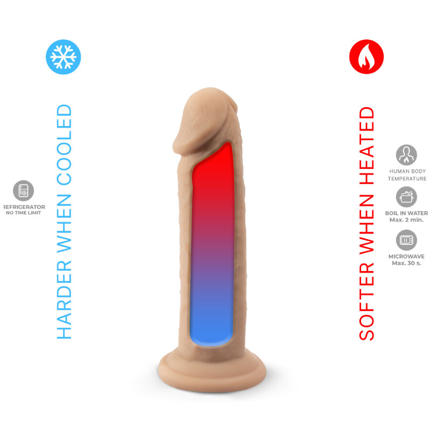 SILEXD - REALISTIC PENIS MODEL 2 THERMOREACTIVE SILICONE 15.4 CM - Bild 5