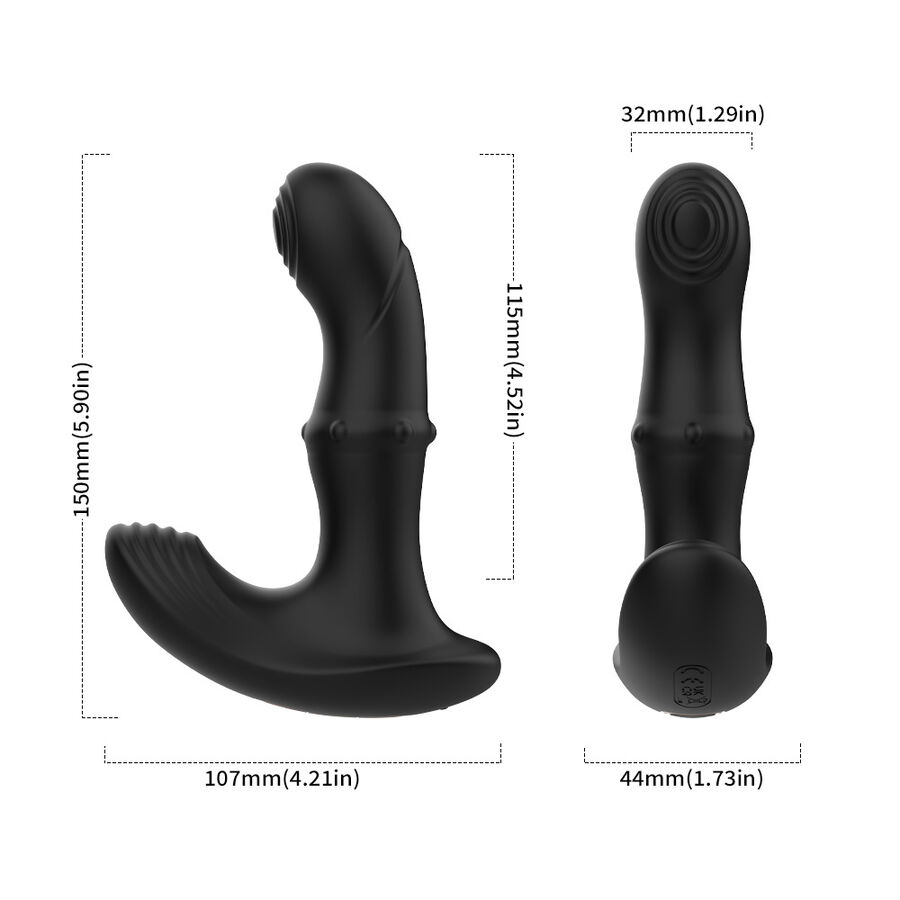 ARMONY - ANAL PROSTATE VIBRATOR REMOTE CONTROL BLACK - Bild 5