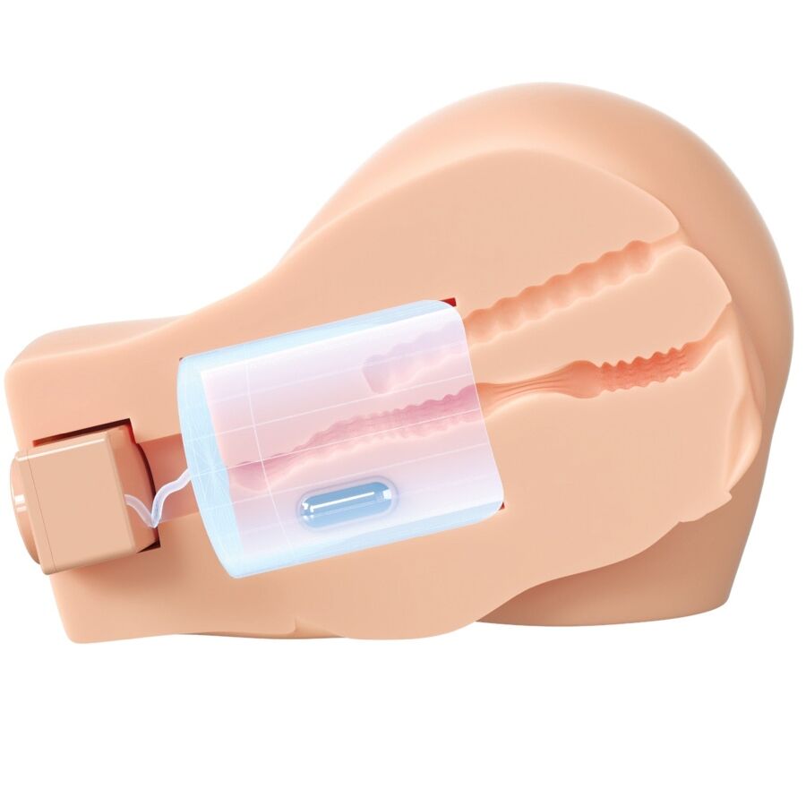 PDX ELITE - BACK THAT ASS UP REALISTIC VIBRATING VAGINA AND ANUS MASTURBATOR - Bild 4