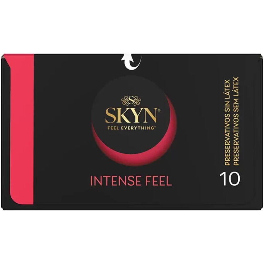 SKYN - INTENSE FEEL TEXTURED CONDOM WITH WAVY DESIGN 10 UNITS - Bild 3
