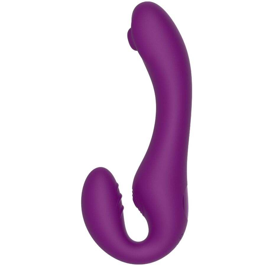 XOCOON - 2 IN 1 STRAPLESS STRAP-ON VIBRATOR WITH REMOTE CONTROL PURPLE - Bild 5