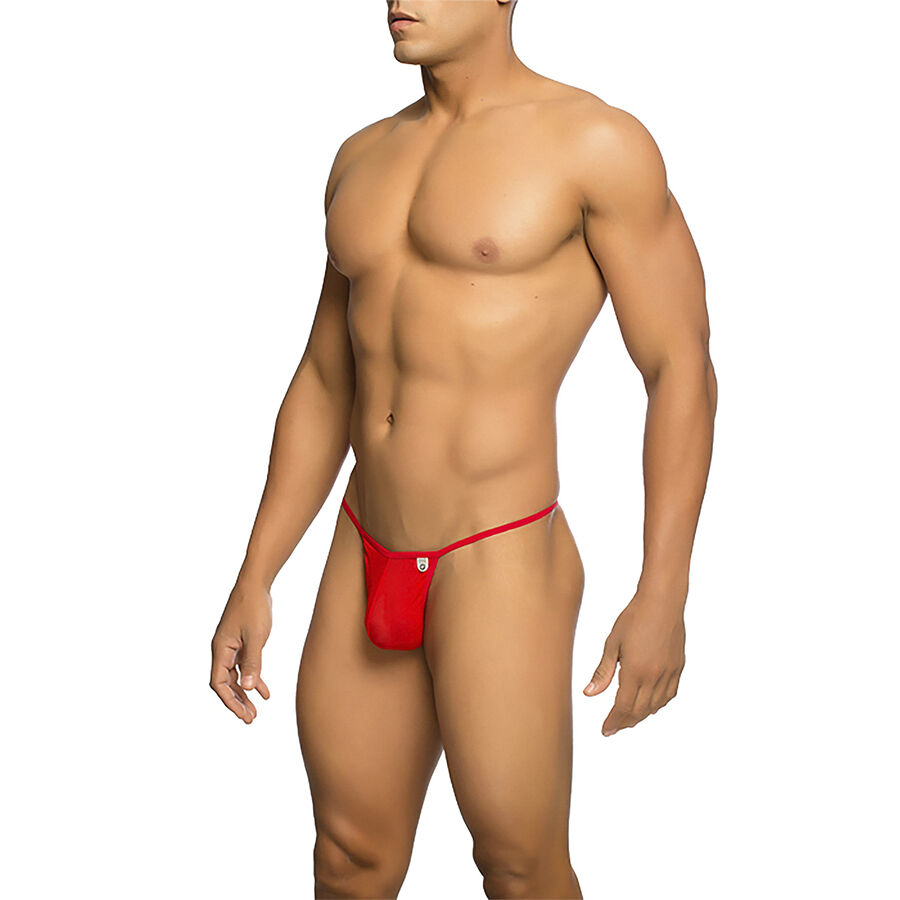 MOB - TRANSPARENT RED T-SHAPED THONG SIZE L/XL - Bild 2