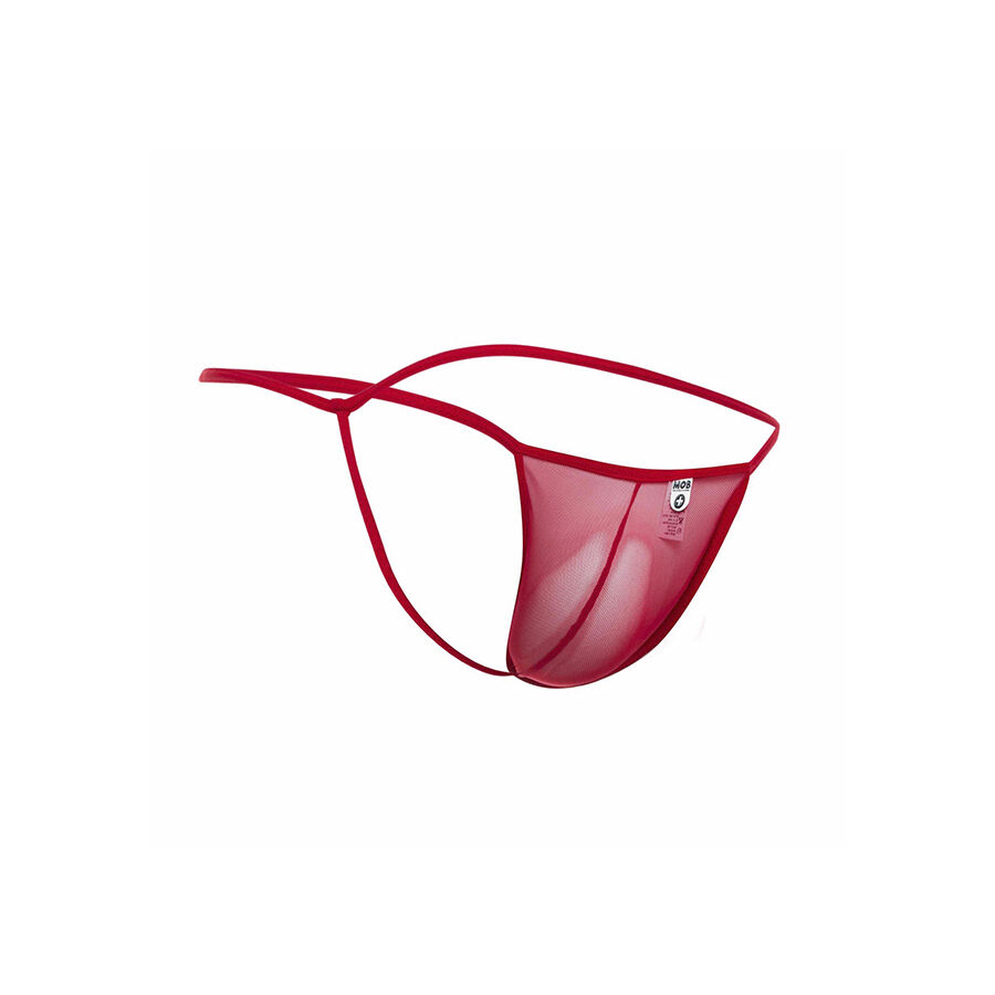 MOB - TRANSPARENT RED T-SHAPED THONG SIZE L/XL - Bild 5