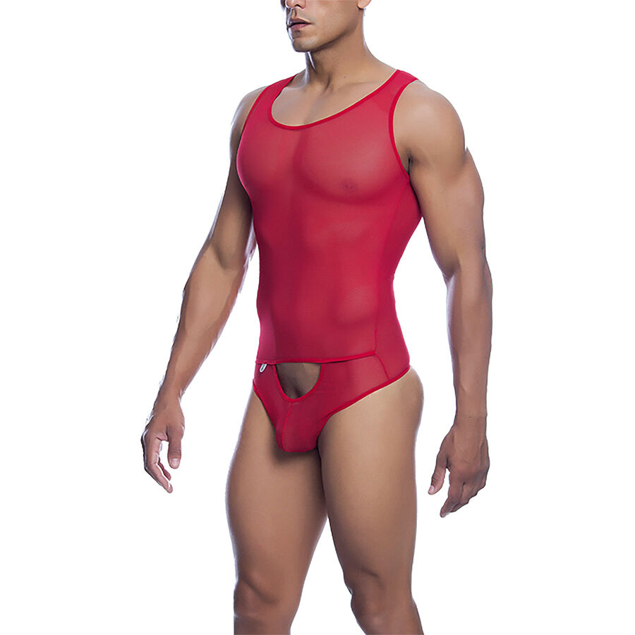 MOB - RED TRANSPARENT BODYSHEER SIZE L/XL - Bild 2