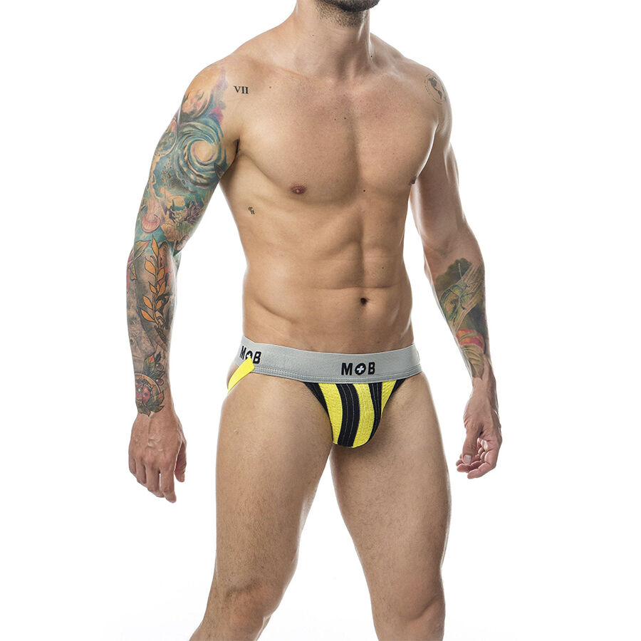 MOB - CLASSIC JOCK STRIPE YELLOW SIZE L - Bild 3