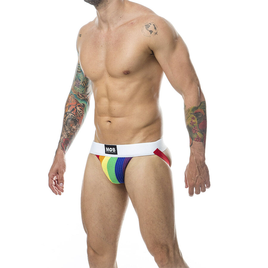 MOB - CLASSIC JOCK STRIPE RAINBOW SIZE L - Bild 2