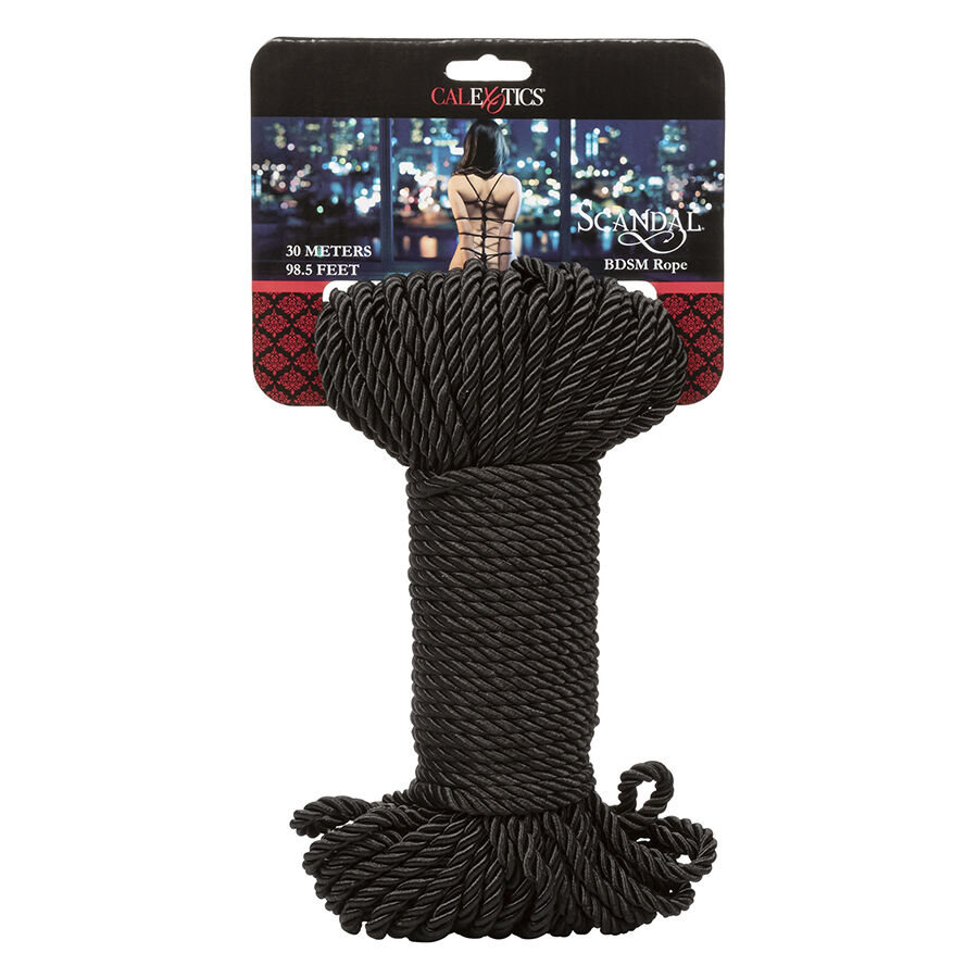 Alternative view of CALEXOTICS - SCANDAL BLACK BDSM ROPE 30 M