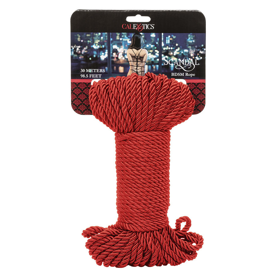 Alternative view of CALEXOTICS - SCANDAL RED BDSM ROPE 30 M