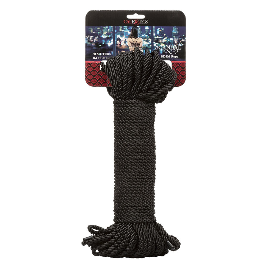 Alternative view of CALEXOTICS - SCANDAL BLACK BDSM ROPE 50 M