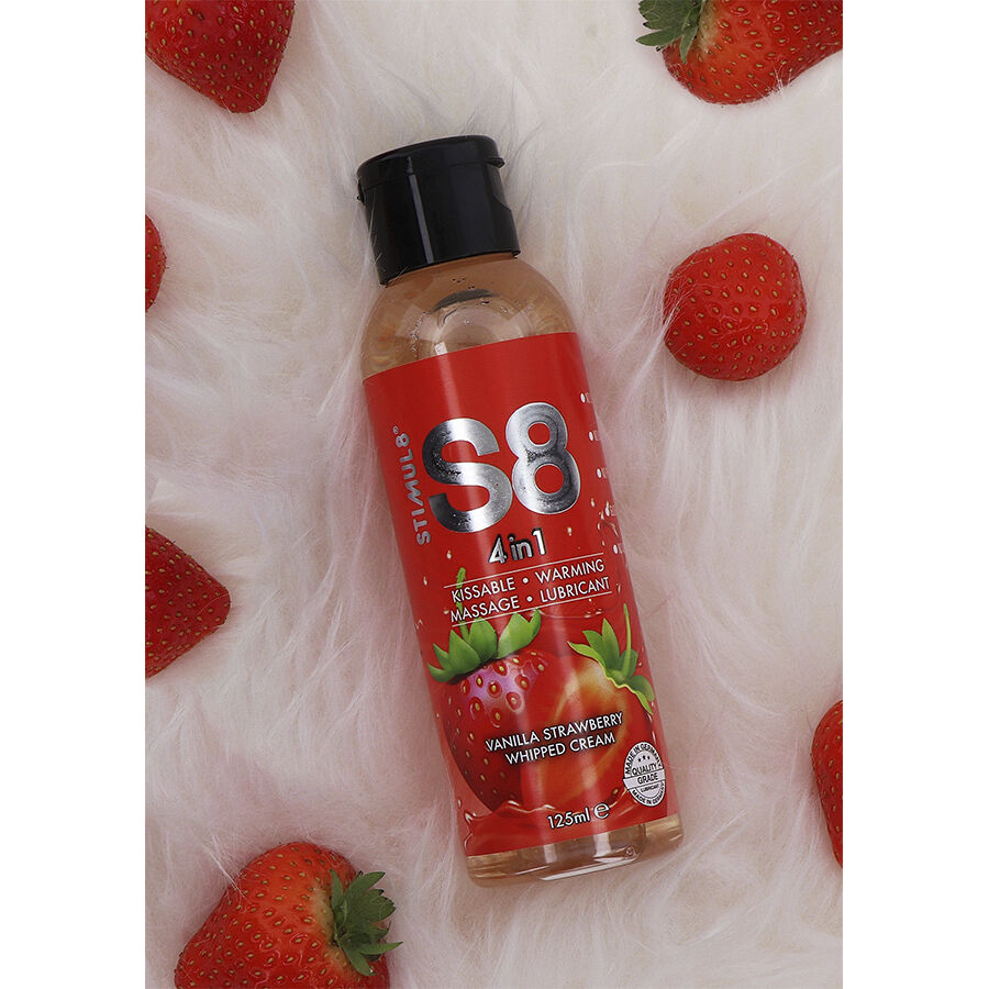 Alternative view of STIMUL8 - S8 4 IN 1 STRAWBERRY DESSERT LUBRICANT 125 ML