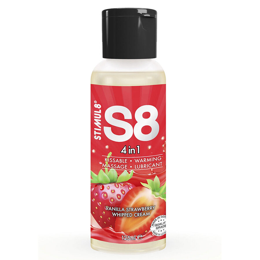 STIMUL8 - S8 4 IN 1 STRAWBERRY DESSERT LUBRICANT 125 ML