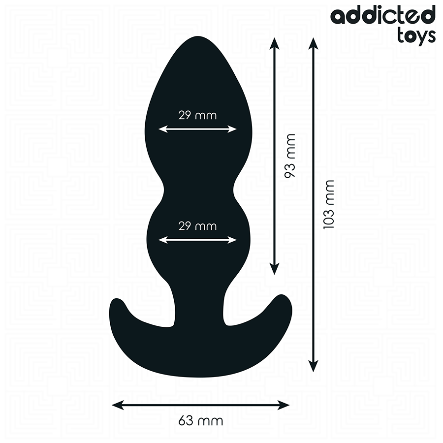 ADDICTED TOYS - ANAL PLUG SILICONE SIZE S 10.3 CM - Bild 4