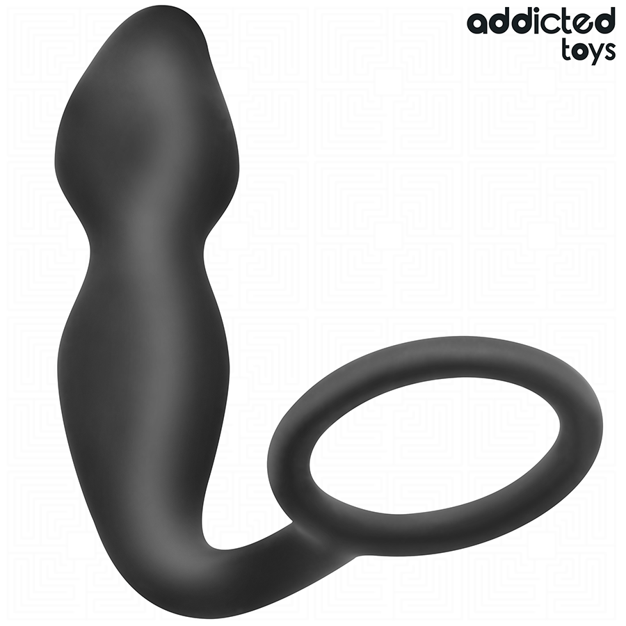 Alternative view of ADDICTED TOYS - ANAL PLUG WITH RING SILICONE MODEL 2