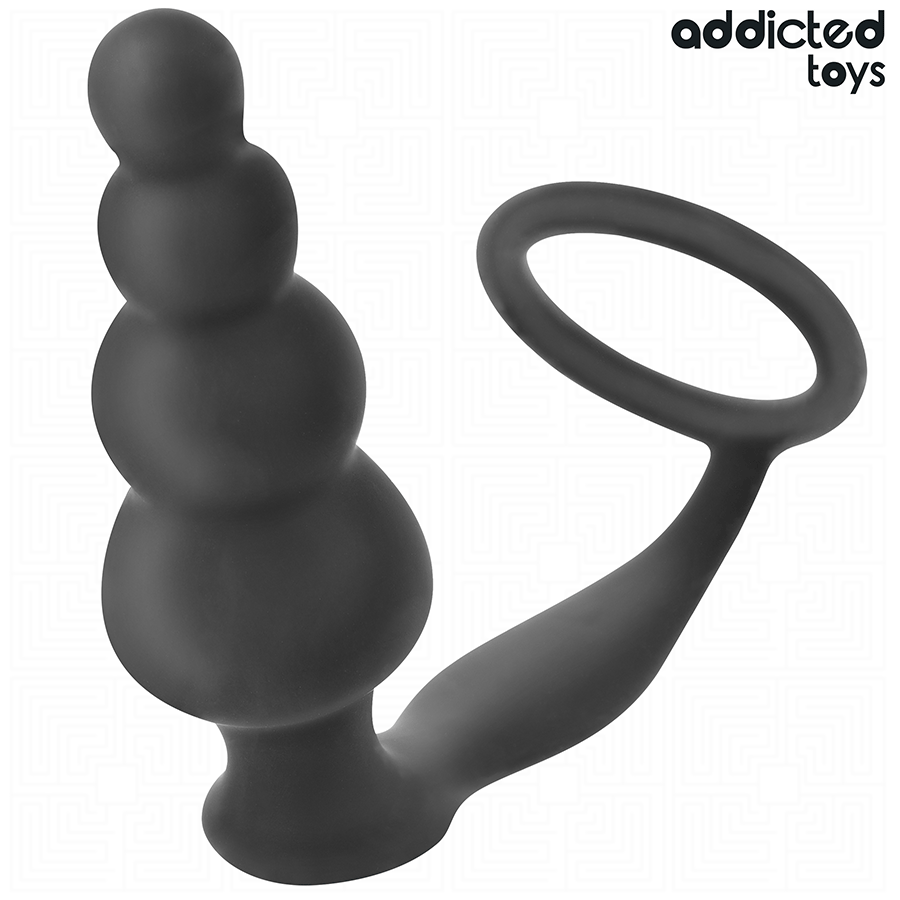 Alternative view of ADDICTED TOYS - ANAL PLUG WITH RING SILICONE MODEL 5