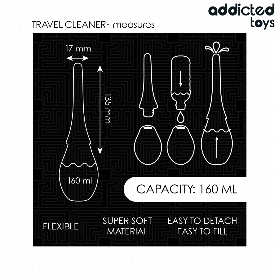 ADDICTED TOYS - TRAVEL CLEANER SILICONE MODEL 3 - Bild 5