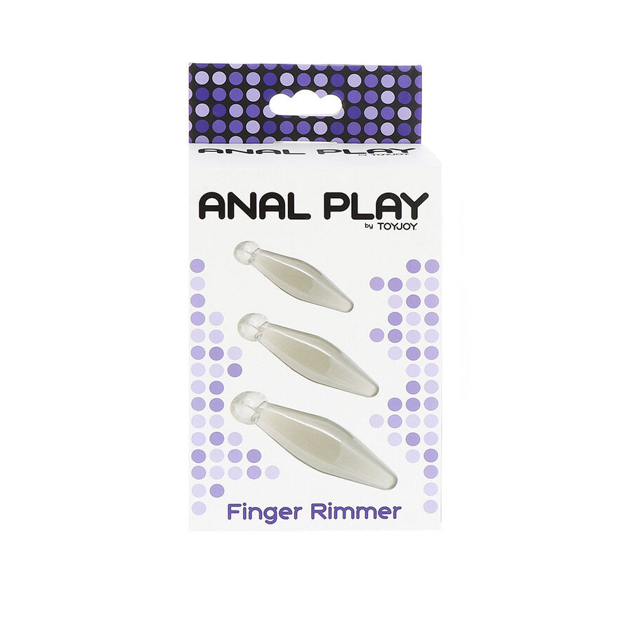 TOYJOY - ANAL PLAY 3-PIECE TRANSPARENT FINGER RIMMER - Bild 3