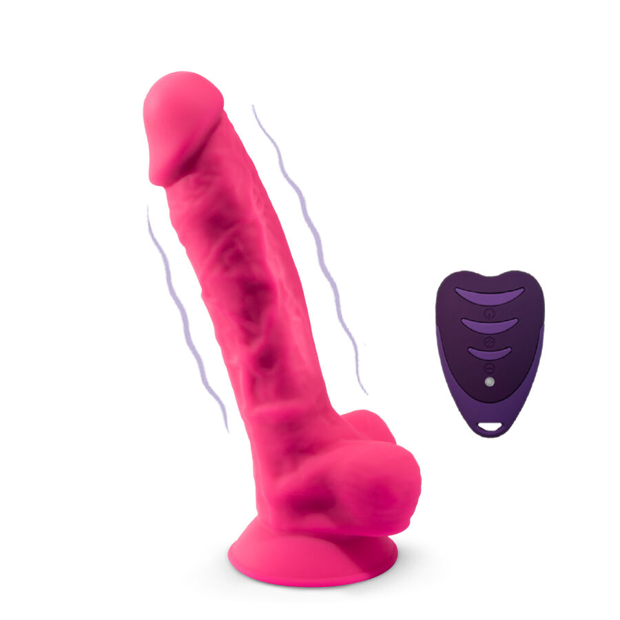SILEXD - REALISTIC PENIS MODEL 18 PINK VIBRATION + REMOTE CONTROL LRS - Bild 4