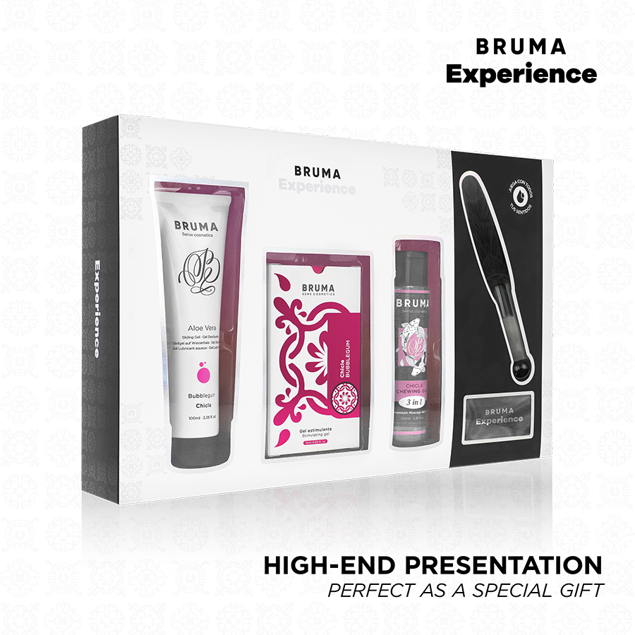 Alternative view of BRUMA XPERIENCE - SWEET GUM TEMPTATION KIT WITH ORGASM ENHANCER