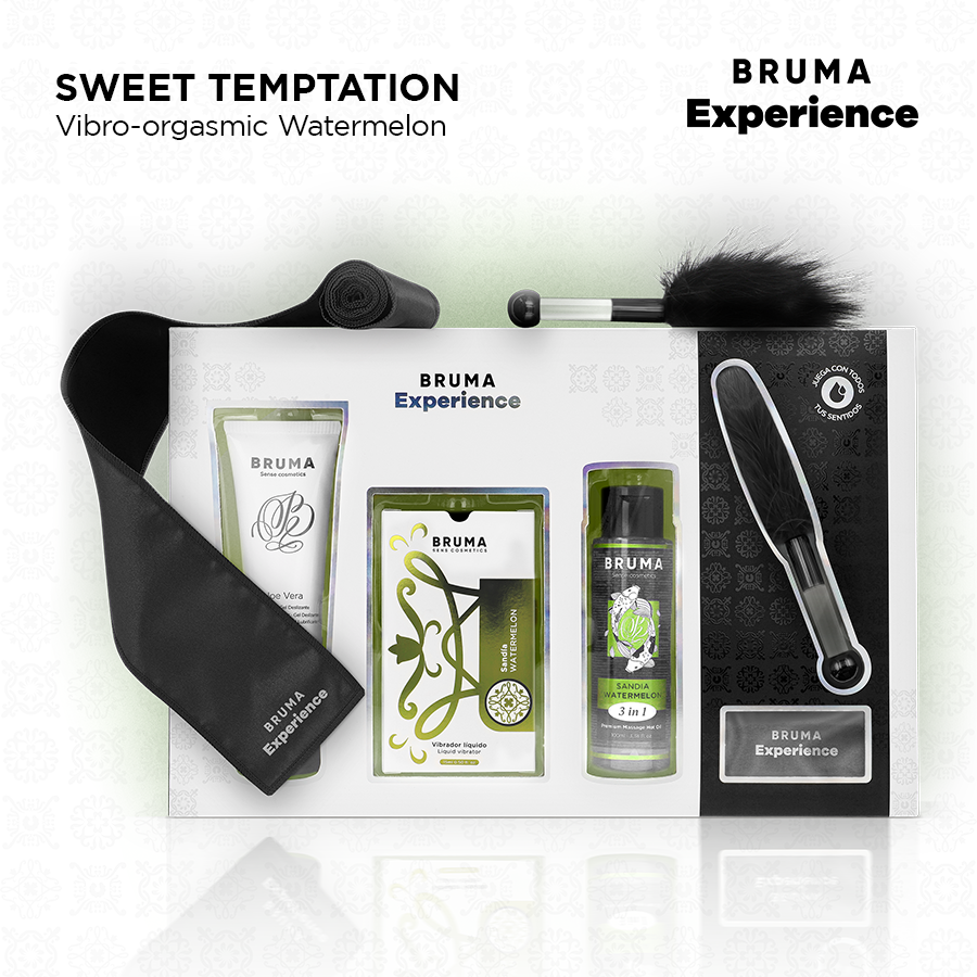 Alternative view of BRUMA XPERIENCE - SWEET TEMPTATION KIT VIBRO-ORGASMIC WATERMELON