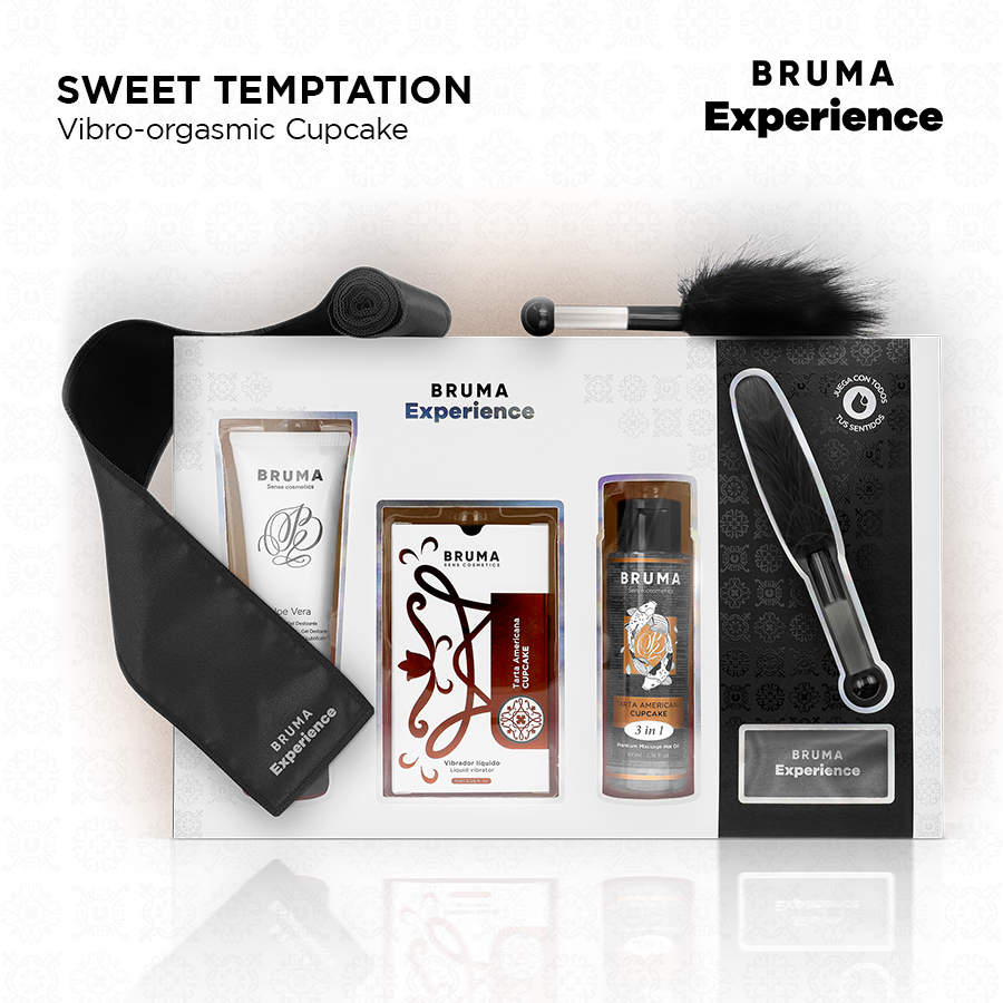 Alternative view of BRUMA XPERIENCE - SWEET TEMPTATION KIT VIBRO-ORGASMIC AMERICAN CAKE