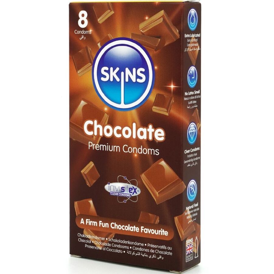 Alternative view of SKINS - CHOCOLATE PREMIUM CONDOMS PACK 8