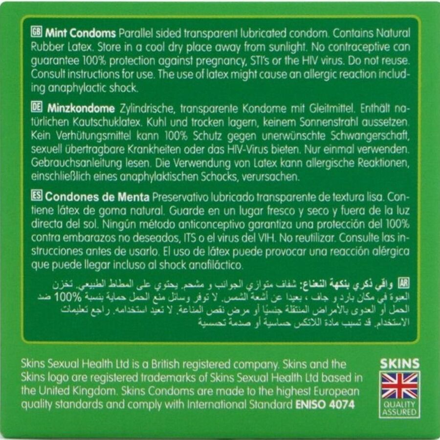 SKINS - MINT PREMIUM CONDOMS PACK 4 - Bild 4