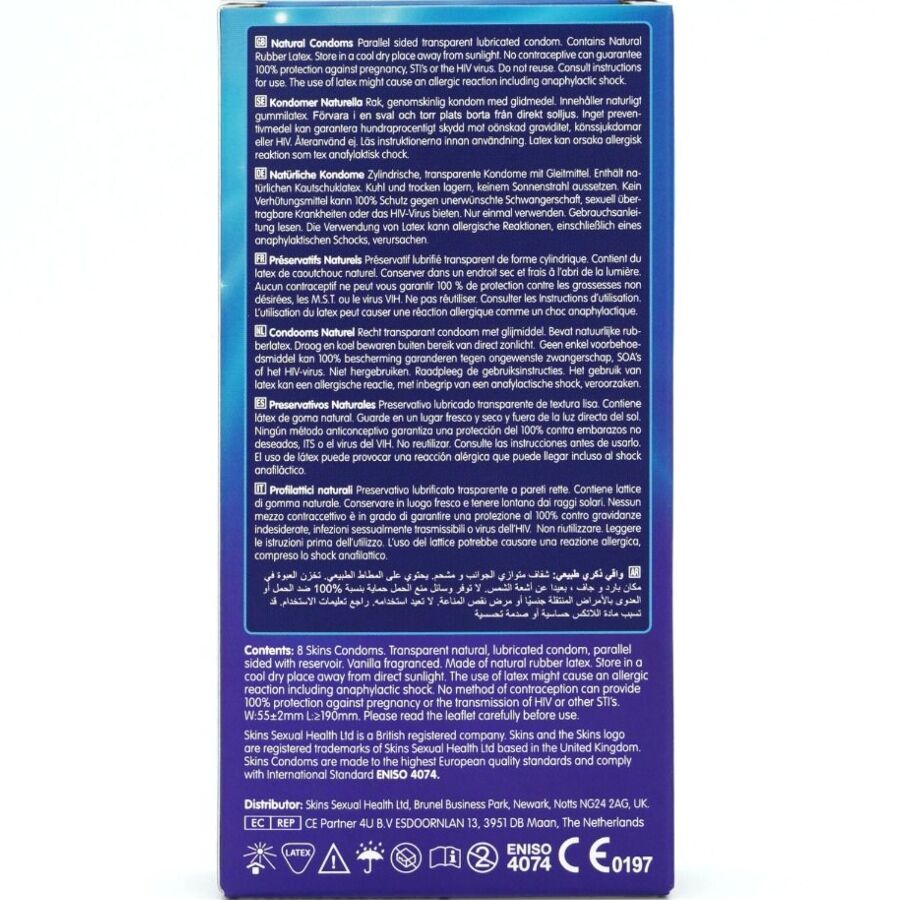 SKINS - NATURAL PREMIUM CONDOMS PACK 8 - Bild 4