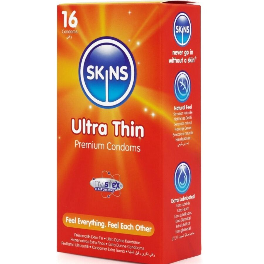 Alternative view of SKINS - ULTRA THIN PREMIUM CONDOMS PACK 16