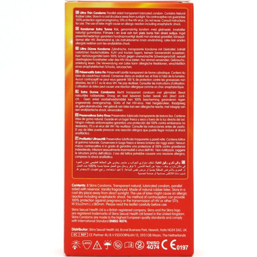 SKINS - ULTRA THIN PREMIUM CONDOMS PACK 8 - Bild 4