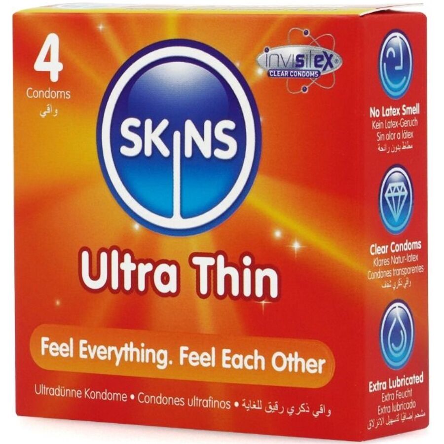 Alternative view of SKINS - ULTRA THIN PREMIUM CONDOMS PACK 4
