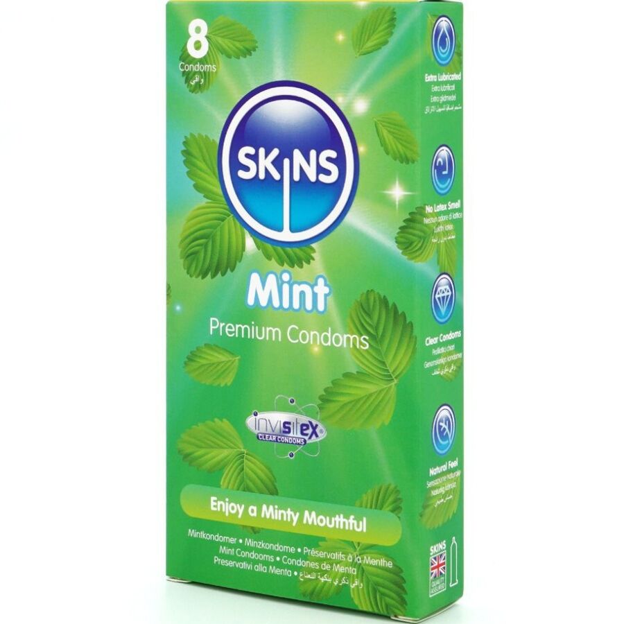 Alternative view of SKINS - MINT PREMIUM CONDOMS PACK 8