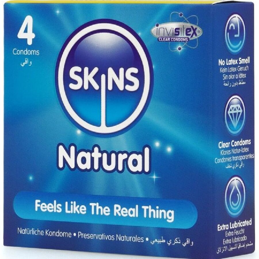 Alternative view of SKINS - NATURAL PREMIUM CONDOMS PACK 4