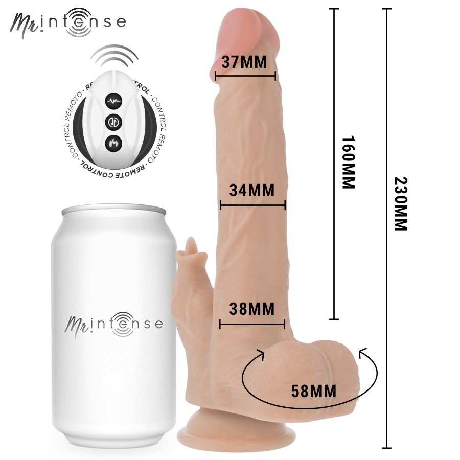 MR INTENSE - REDFORD REALISTIC PENIS REMOTE CONTROL 23 CM -O- 3.5 CM - Bild 2