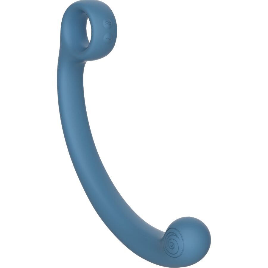 Alternative view of SNAIL VIBE - AXI VIBRATING MASSAGE WAND BLUE
