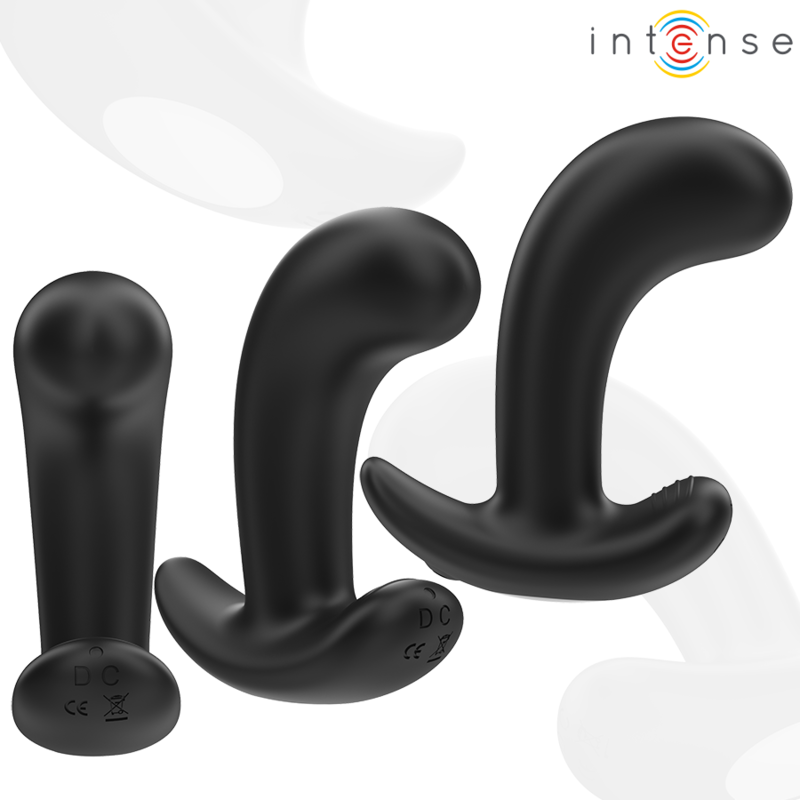 INTENSE - CHANDLER ANAL PLUG 10 VIBRATIONS BLACK REMOTE CONTROL - Bild 4