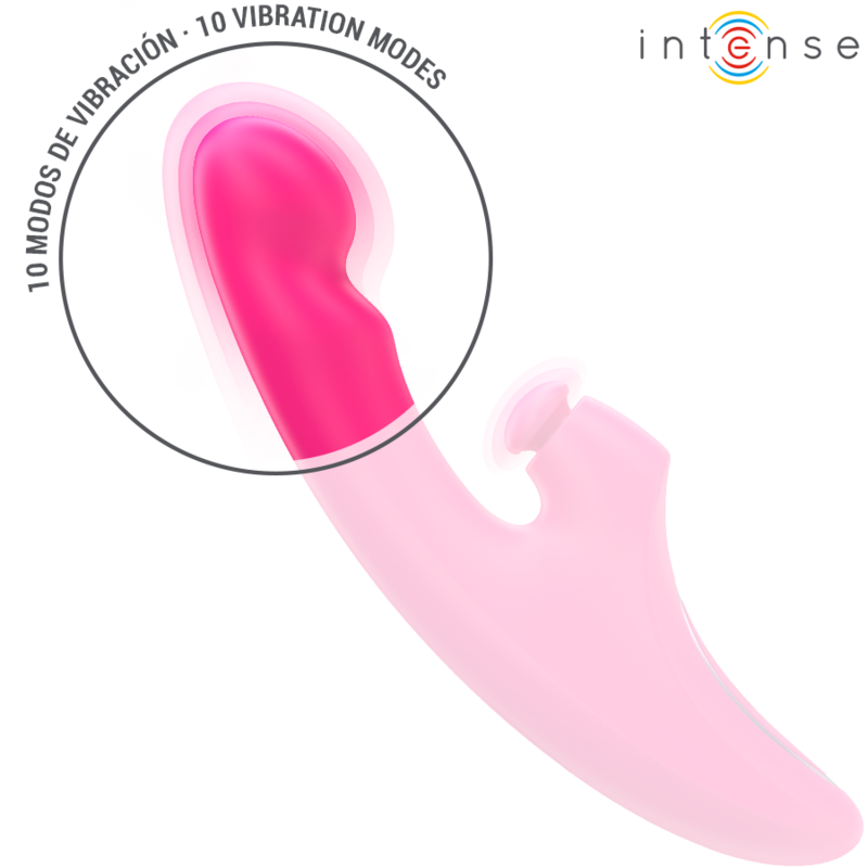 INTENSE - EMI VIBRATOR 13.5 CM MULTIFUNCTION 3 IN 1 10 VIBRATIONS PINK - Bild 5
