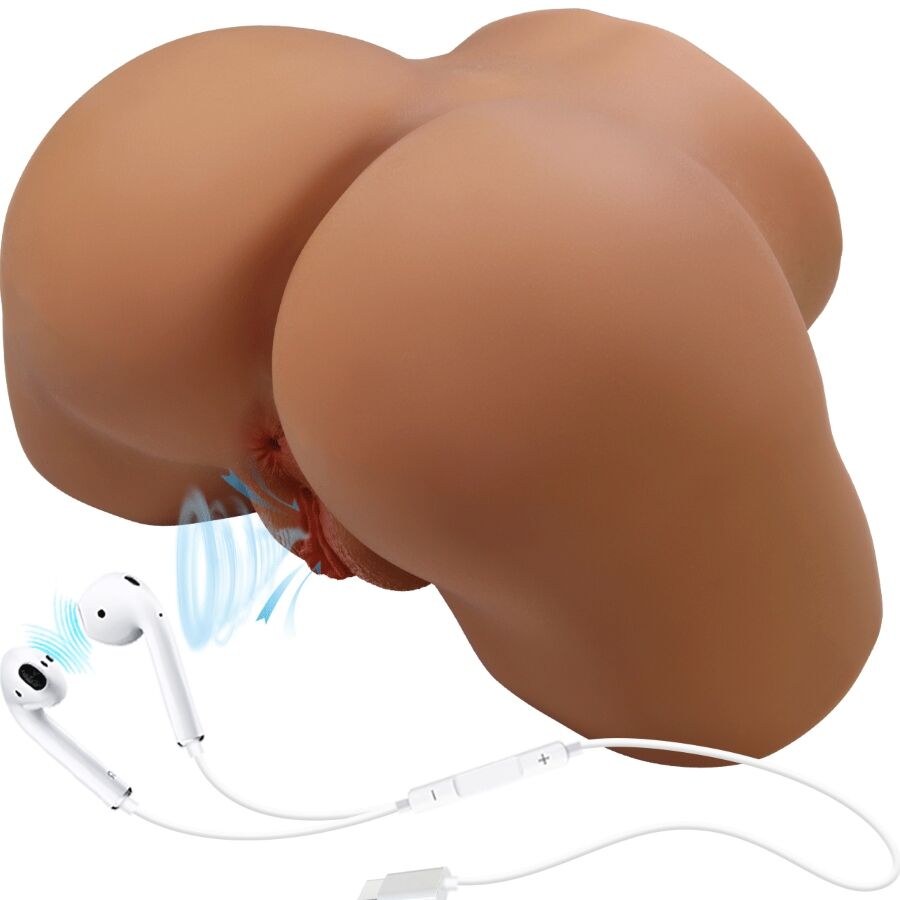 Alternative view of CRAZY BULL - GERIANN REALISTIC FEMALE BUTT VIBRATOR AND SUCKER WITH SOUND 5.5 KG
