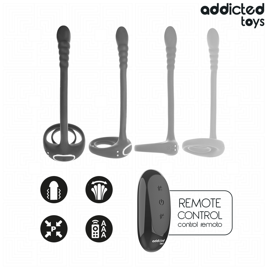 ADDICTED TOYS - P-SPOT VIBRATING COCK RING REMOTE CONTROL - Bild 5