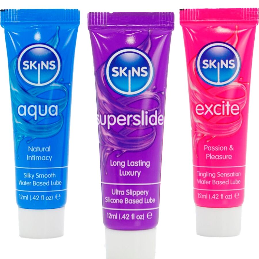 Alternative view of SKINS - VITAL LUBES KIT AQUA, SUPERSLIDE  EXCITE LUBRICANTS 3 x 12 ML