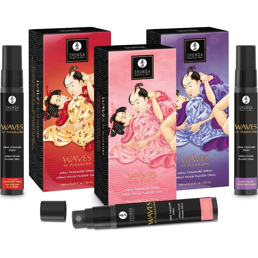 SHUNGA - WAVES PLEASURE SPRAY ORAL SEDUCTIVE WATERMELON 20 ML - Bild 5