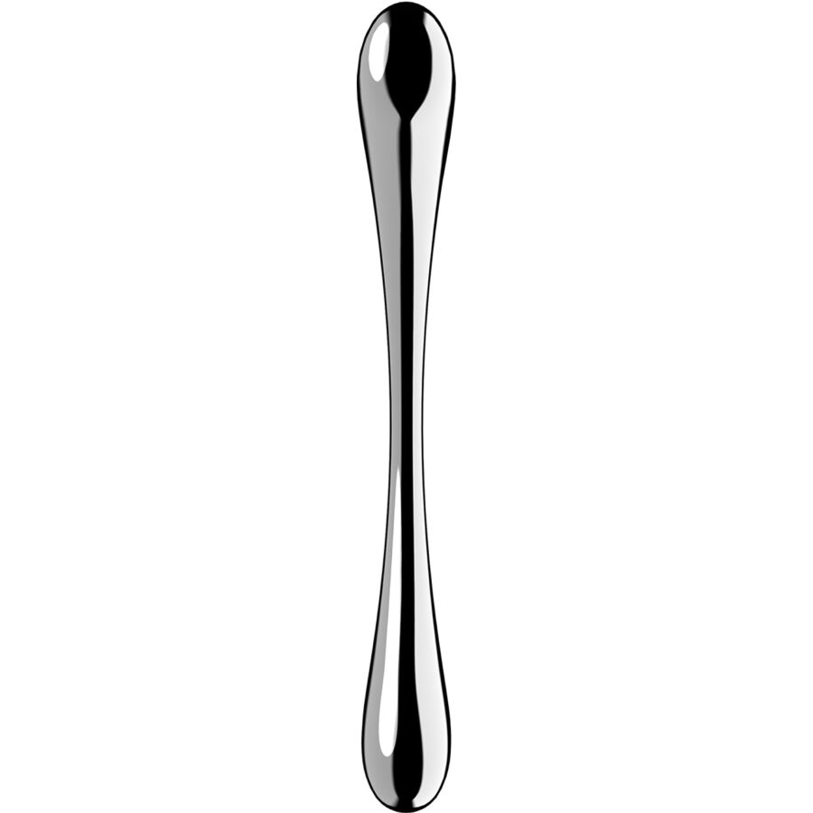 Alternative view of SATISFYER - COSMIC CREST 1 STAINLESS STEEL DOUBLE-ENDED DILDO